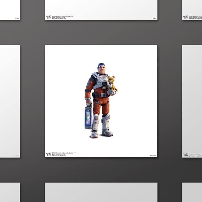 Trends International Gallery Pops Disney Pixar Lightyear - Buzz Lightyear and SOX Wall Art Wall Poster, 12" x 12", Unframed Version