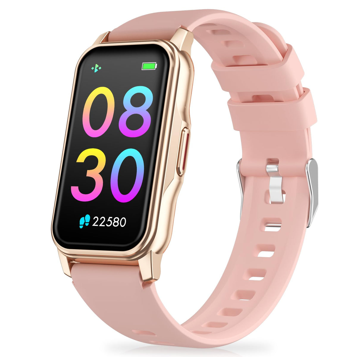 Fitness Tracker with Step Counter/Calories/Stopwatch, Activity Tracker, Health Tracker with Heart Rate Monitor, Sleep Tracker,1.47'' Touch Color Screen, Pedometer Watch for Women Men