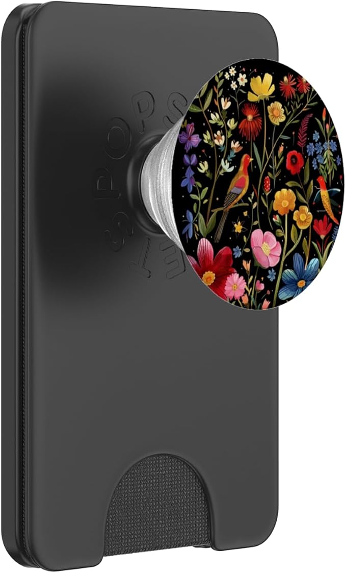 Floral Pattern Flower Lover Bloom Colorful PopSockets PopGrip for MagSafe
