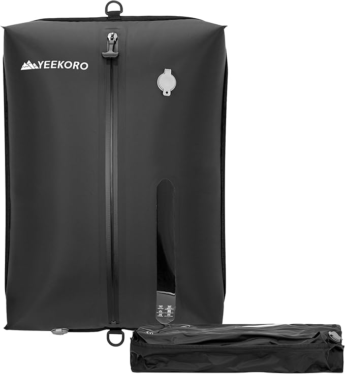 YEEKORO Upgraded Vacuum Bag for Travel, Professional IPX8 Waterproof Reusable Vacuum Compression Bags for Travel Suitcases, Durable Space Saver Bag