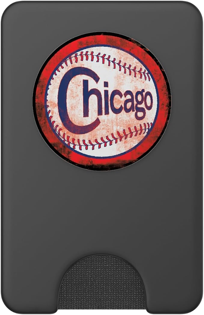 Distressed North Side Chicago Baseball Players PopSockets Adhesive PopGrip