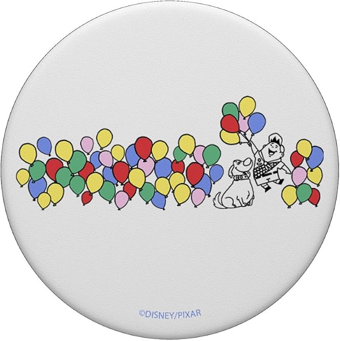 Disney Pixar Up Dug &amp Russell Holding Balloons PopSockets Standard PopGrip