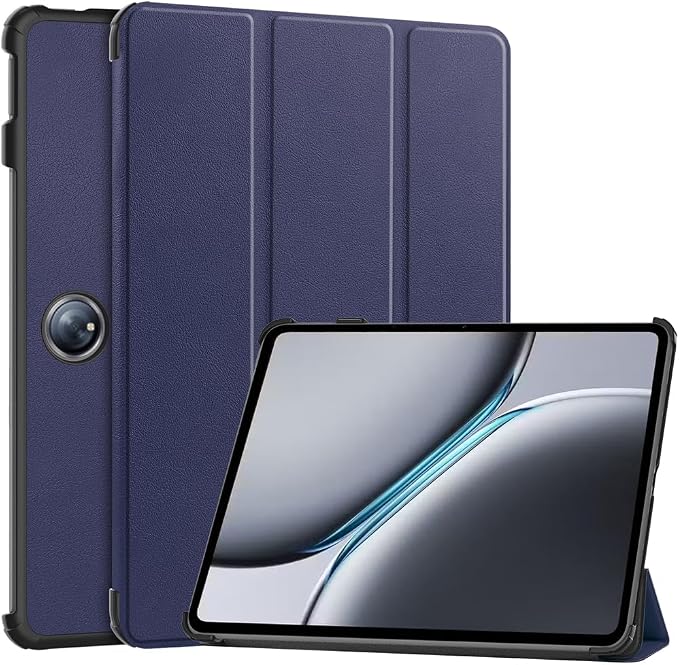 Kepuch Custer Case Compatible for Oppo Pad 3 Pro/Oneplus Pad 2/ Oneplus Pad ProUltra-Thin PU-Leather Hard Shell Cover - Black