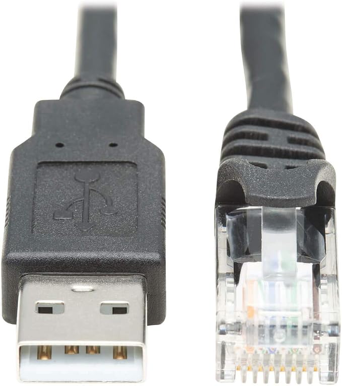 Tripp Lite USB-A to RJ45 Rollover Console Cable Cisco Compatible M/6ft (U009-006-RJ45-X)