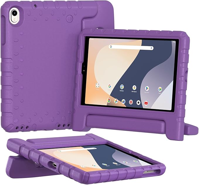 Kids Case for Onn 8 inch Tablet Case Gen 4 2024 (Model:100135923) | Foldable handle highly durable odorless and easy to install suitable for children's learning and play.