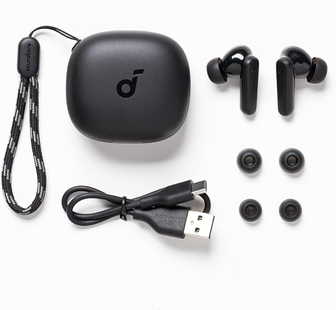 Soundcore by Anker P20i True Wireless Earbuds 10mm Drivers with Big Bass Bluetooth 5.3 30H Long Playtime Water-Resistant 2 Mics for AI Clear Calls 22 Preset EQs Customization via App
