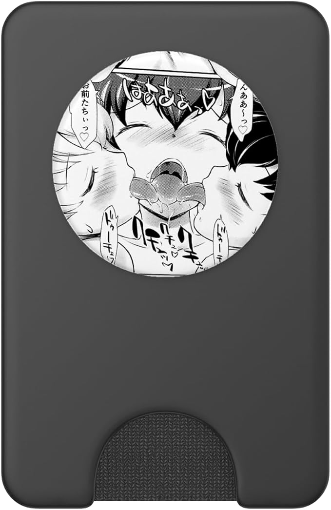 Ecchi Hentai Otaku Girls Waifu Ahegao Pleasure Face PopSockets Adhesive PopGrip