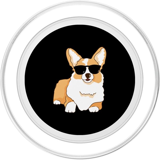 Corgi Funny Pet Corgi Dog Lover PopSockets PopGrip for MagSafe