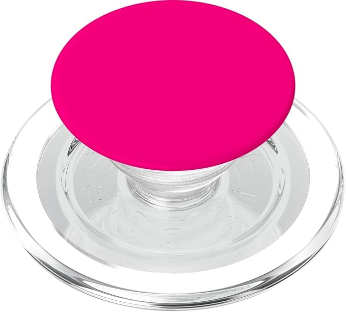 Hot Pink Magenta Bright Cute Color Gift for Girls PopSockets PopGrip: Swappable Grip for Phones &amp Tablets PopSockets Adhesive PopGrip