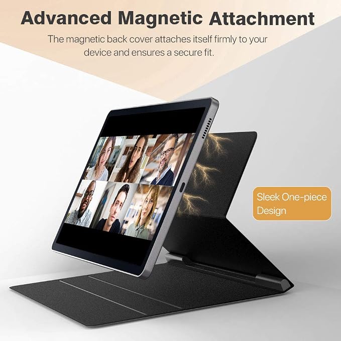 TiMOVO Magnetic Case for Samsung Galaxy Tab S6 Lite 10.4'' Tablet - Black | Strong Magnetically Attached Ultra Slim Lightweight Support Auto Wake/Sleep