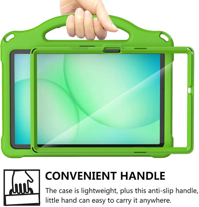 Kids Case for Samsung Galaxy Tab A11 Plus 2026 /A9 Plus 2023 11 inch Tablet | Sanyetral Galaxy Tab A11+/A9+ Case with Screen Protector Shockproof Handle Stand Protective Cover with Shoulder Strap -Bl