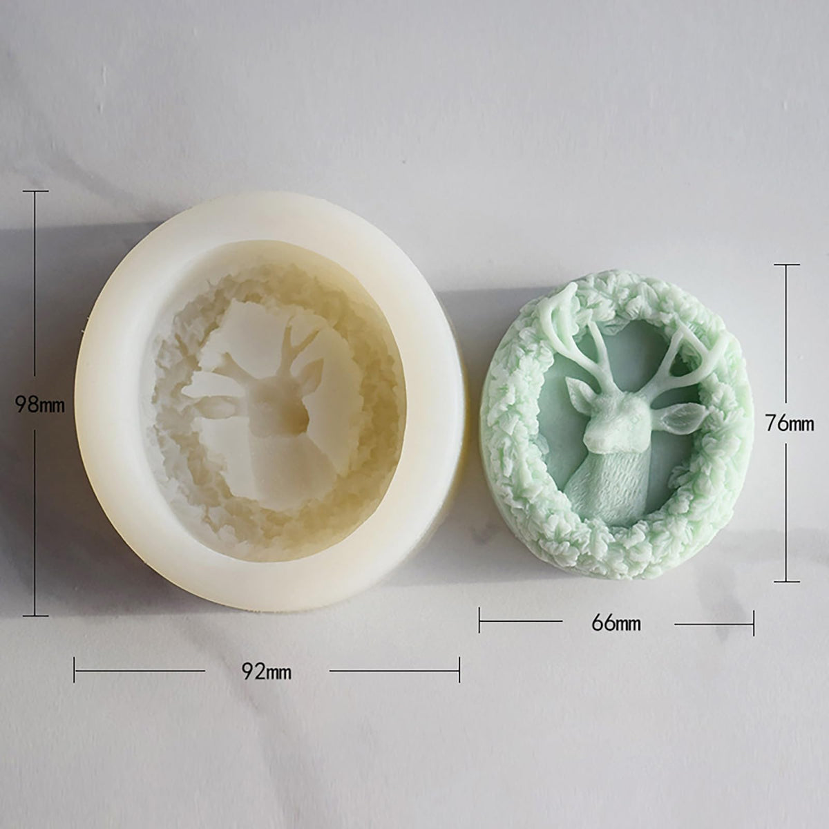 Spiral Wave Silicone Molds - Set of 3 - Resin, Cake, Soap & Clay Molds - Candle Making & Craft Supplies
