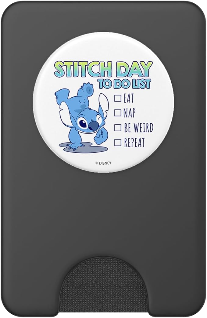 Disney Lilo &amp Stitch Stitch Day to Do List PopSockets Adhesive PopGrip