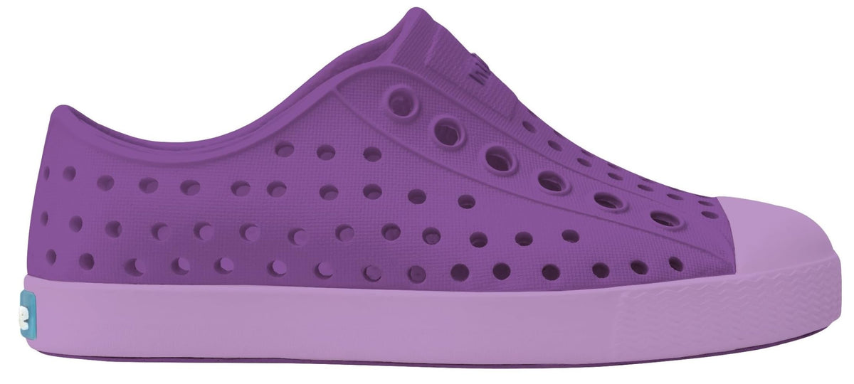 Native Shoes Unisex-Kids Jefferson Sneakers, Gossip Purple/Lavender Purple, 4 Toddler