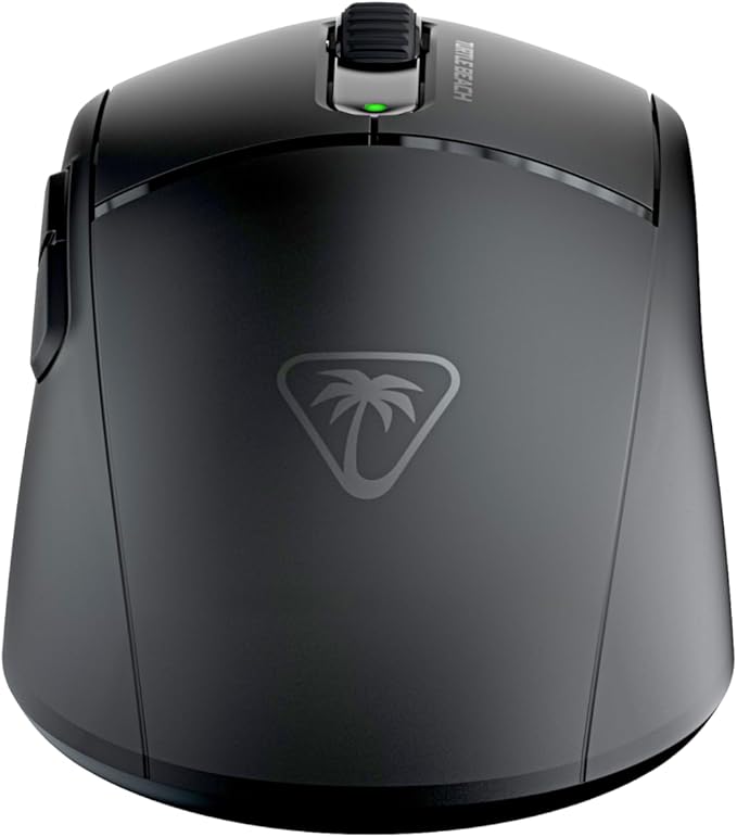 Turtle Beach Burst II Air Wireless Gaming Mouse - 47g Ultra Lightweight, Optical Switches, 26000 DPI Optical Sensor, 120-hour Rechargeable Battery, Symmetrical Design, Bluetooth, USB-C Cable – Black