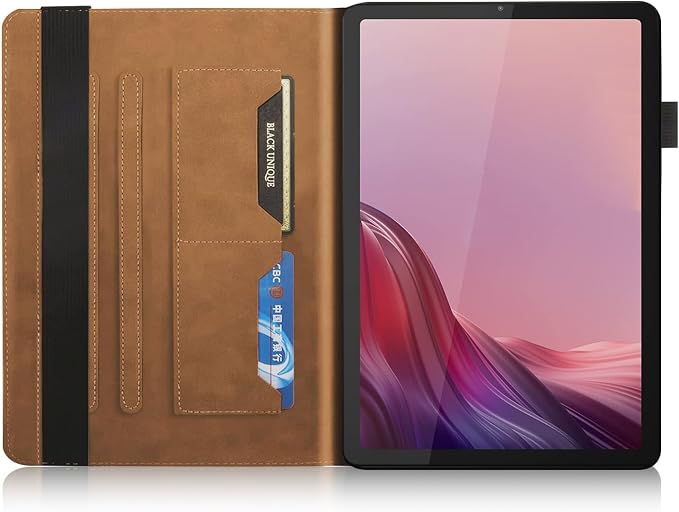 Case for Lenovo Tab M10 Plus (2020 2nd Gen) TB-X606F / TB-X606X 10.3 Multi-Angle Cover Built in Pocket PU Leather Stand Case with Multi-Angle Stand Card Holder for Lenovo M10 Plus 10.3 inch