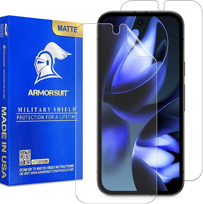 ArmorSuit 2 Pack Paper-Feel Texture Screen Protector for Google Pixel 9a Case Friendly MilitaryShield Matte Film - Made in the USA