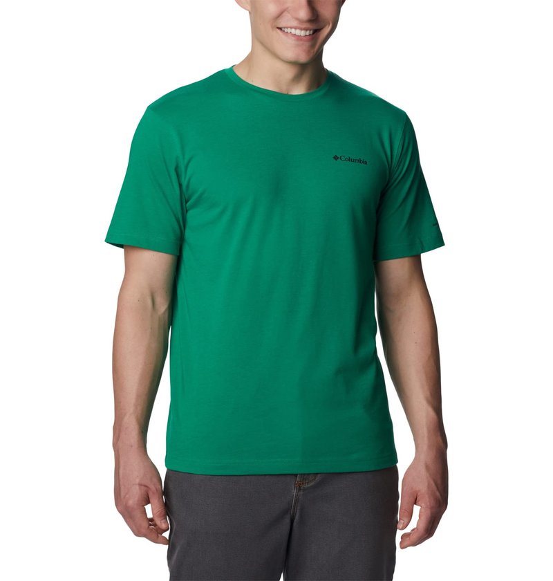 Columbia Men's Thistletown Hills Short Sleeve, Bamboo Forest, X-Small