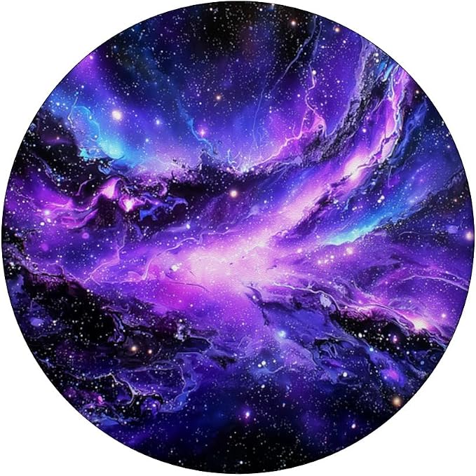 Universe Star Cluster Purple Nebula Space Galaxy PopSockets PopGrip for MagSafe