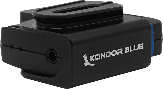 KONDOR BLUE | Tentacle Sync E Mount, Built-in Mini QR Plate, 2 x 1/4 20 Mounts | Raven Black