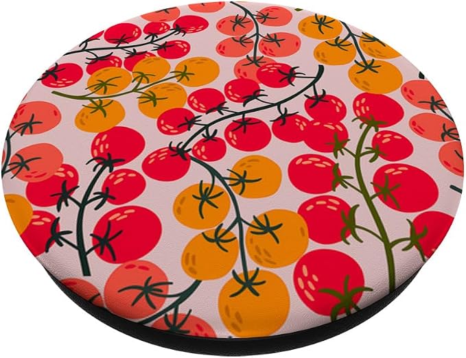 Cherry Tomato Tomatoes Girl Summer Vegetable PopSockets PopWallet for MagSafe