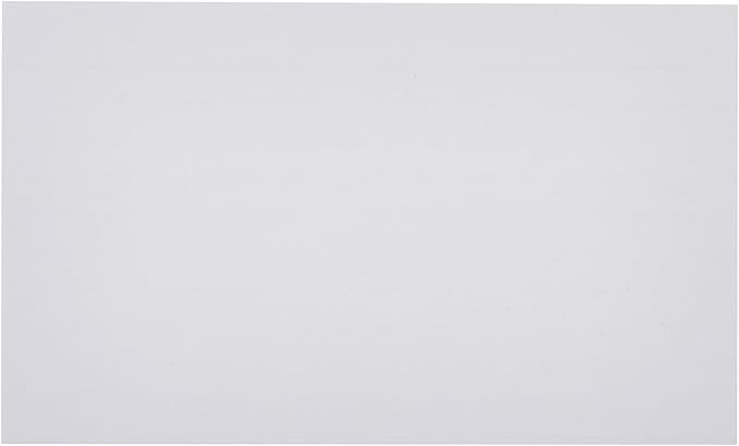 Amazon Basics Ruled Lined Index Cards for Study, Notes and Recipes, White, 3" x 5", 1,000 Count (10 Pack of 100)