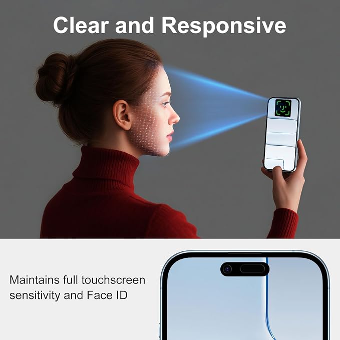 BossKiss for iPhone 11/iPhone XR Screen Protector TOP 9H Hardness Military Grade Shatterproof HD Tempered Glass Full Coverage Anti-Scratch Easy Installation Case Friendly 2 Pack