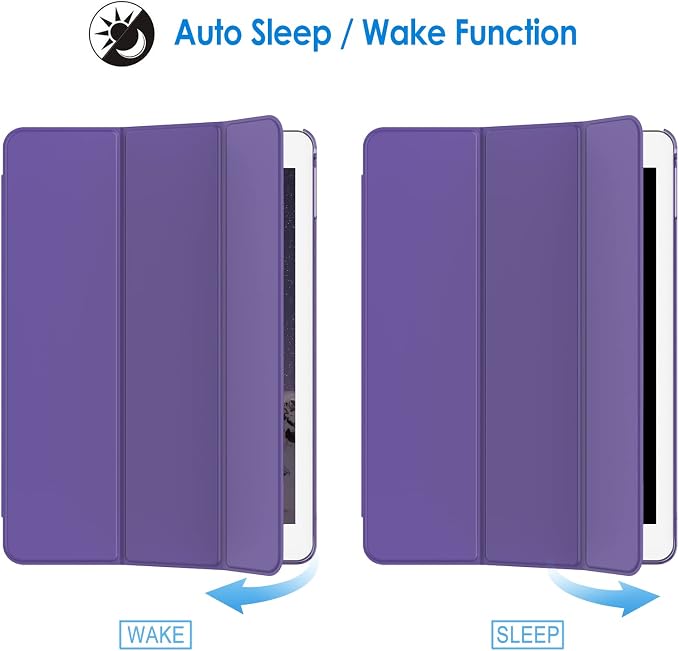 JETech Case for iPad Air 2 (2nd Generation) Smart Cover Auto Wake/Sleep (Blue)