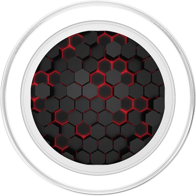 Cool Red and Black Cell Phone Button Holder Pop Out Knob PopSockets Adhesive PopGrip