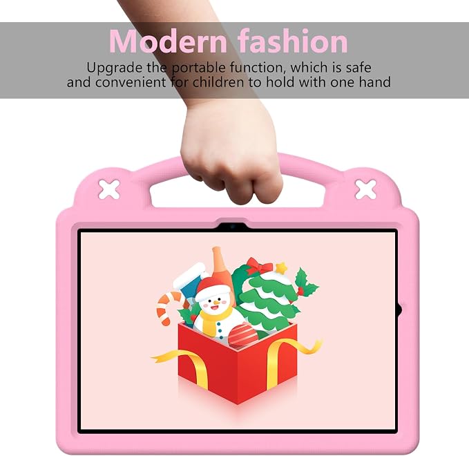 Kids Case for Lenovo Tab 10.1 inch (TB311XU / TB311FU) Kids EVA Protective Shockproof Cover with Stand Handle Shoulder Strap Handle Stand for Lenovo Tab 10.1 2025 Green