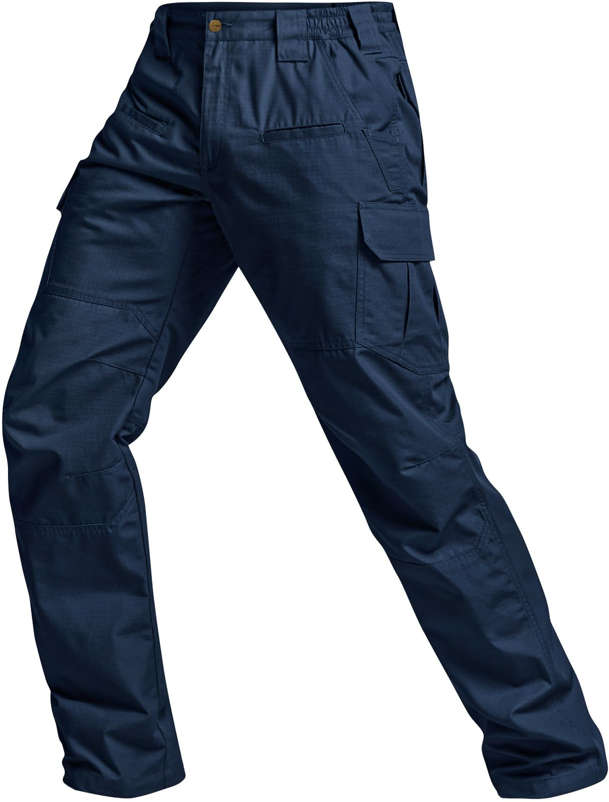 CQR Men's Tactical Pants, Water Resistant Ripstop Cargo Pants, Lightweight EDC Work Hiking Pants, Outdoor Apparel, Raider Midnight Blue, 38W x 32L