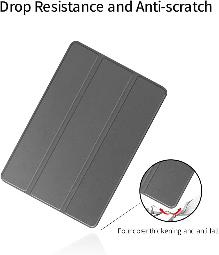 for OnePlus Pad 3 2025 13.2 Inch Android Tablet CaseBOVUGAC Folding Stand Protective Cover with Pencil Holder and Wrist StrapFull Protection Premium PUScratch Resistant(Black)
