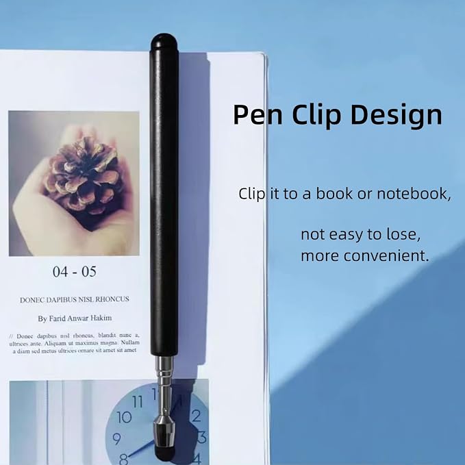 Universal Telescopic Stylus Pen for Touch ScreensRetractable Pointer Stick &amp Stylus with Special Flocking TipExtendable High Precision &amp Soft Stylus Pen for Touch Screens (Black)