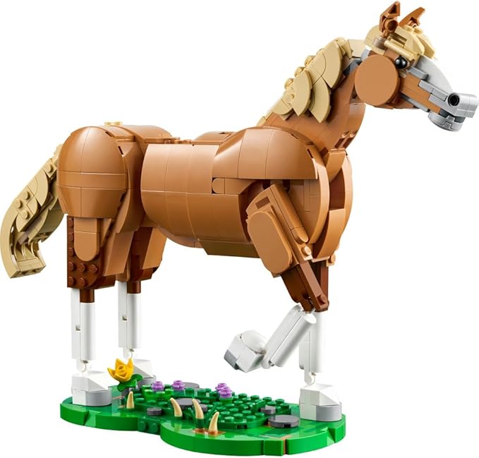 Lego Creator 31166 Enjoyable Horse Toy Birthday Present Blocks for Girls Boys Children 9 Years Old 10 Years Old 11 Years Old Elementary School Interior Stylish Figure Goods Mom Father