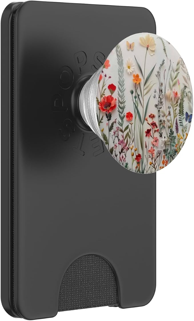 Mixed Flower Bouquet Floral Pattern PopSockets Adhesive PopGrip