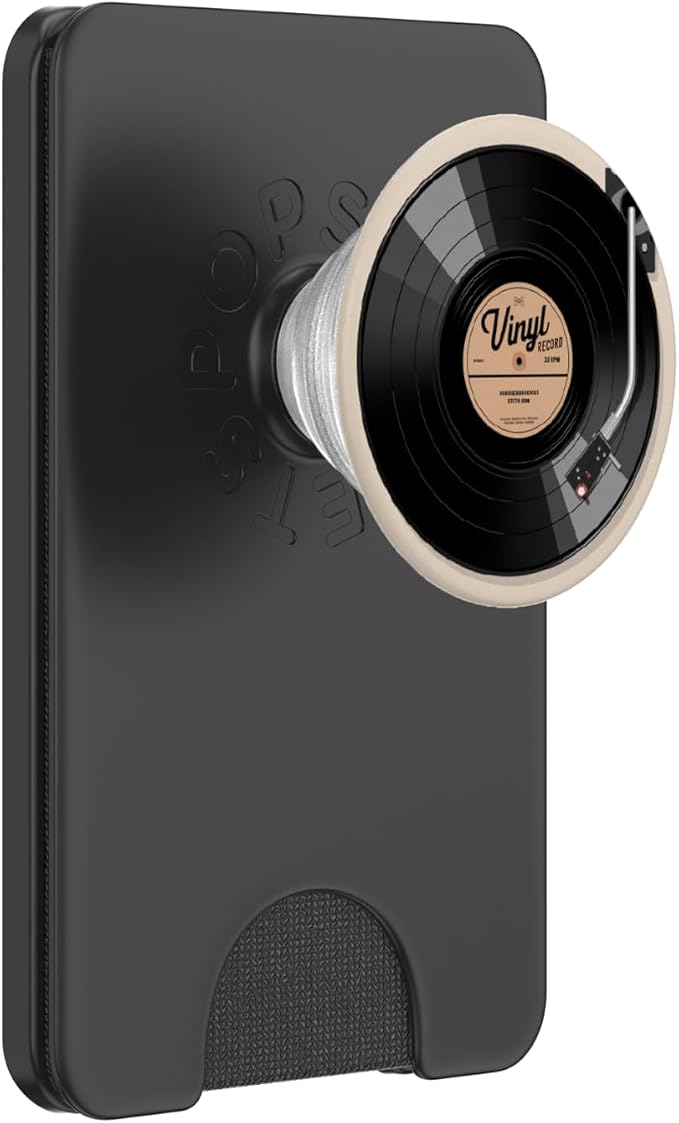 Vinyl Record Player Vinyl Collector Retro Music Lover PopSockets PopGrip for MagSafe