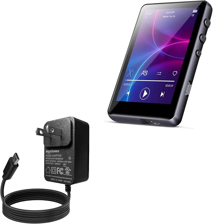 BoxWave Charger Compatible with JOLIKE M4s-32GB (2.4 in) - Wall Charger Direct (15W) Rapid Charge Your Device with Built-in 3ft Cable