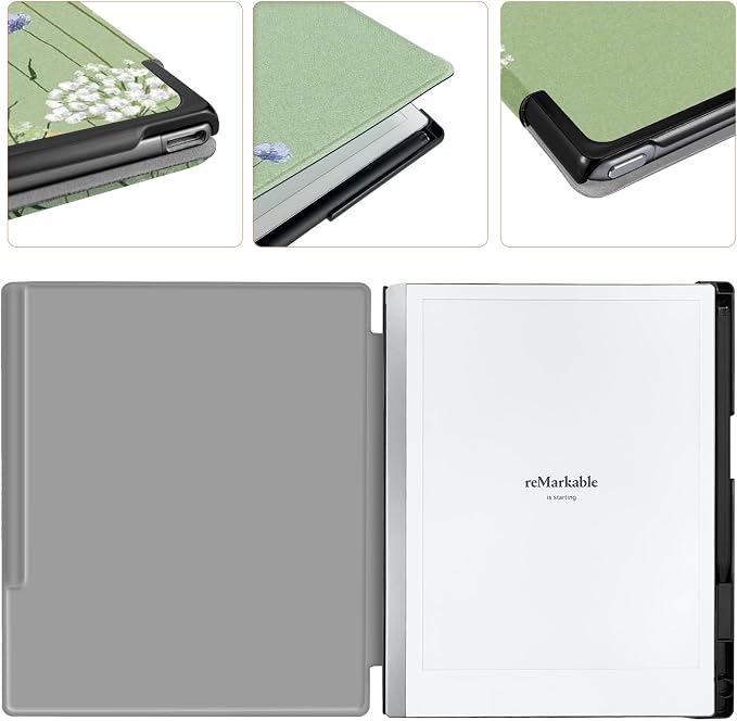 Case for Remarkable 2 Paper Tablet 10.3 2020 ReleasedLightweight and Hard Back Shell Protective Book Folio Cover with Built-in Pen HolderComes with Remarkable 2 Pen Tips.