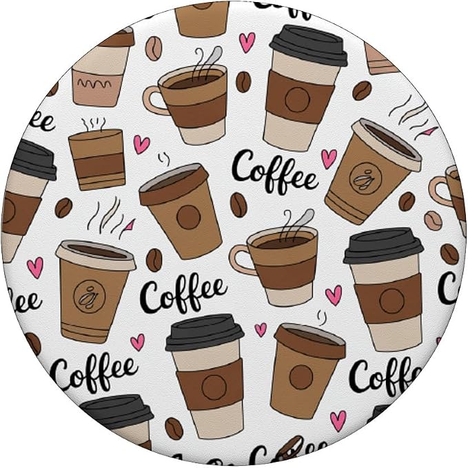 Espresso Coffee Caffeine Drink Iced Coffee Drinker Coffee PopSockets Adhesive PopGrip