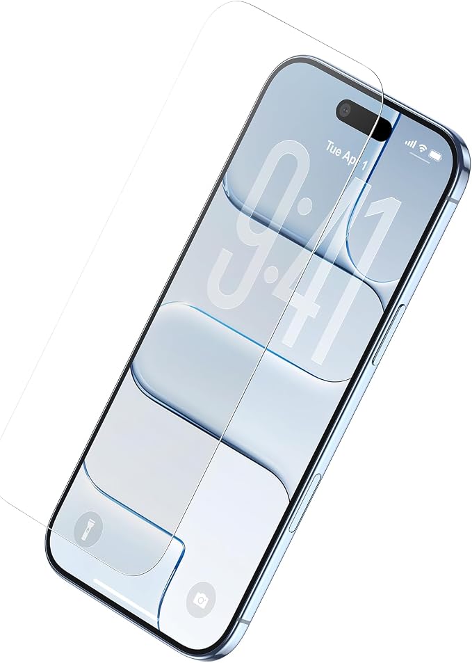 Belkin ScreenForce UltraGlass 2 Screen Protector for iPhone Air 25X Stronger Glass Scratch-Resistant &amp Impact Protection Easy Align Tray for Bubble-Free Application Made with Recycled Glass