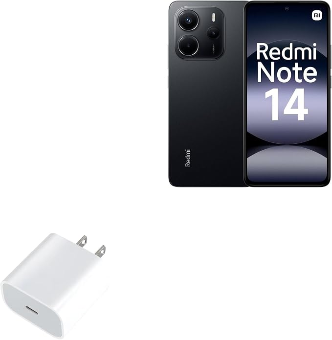 BoxWave Charger Compatible with Xiaomi Redmi Note 14 4G - PD GAN miniCube (30W) 30W Tiny PD GAN Type-C Wall Charger - Winter White