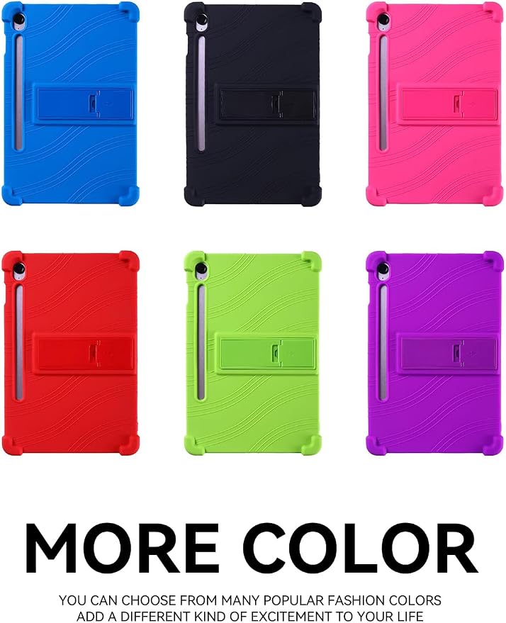Case for Samsung Galaxy Tab S10 Lite/S10 FE/S9 FE 10.9 Inch - Protective Cover with S Pen Holder &amp Multi-Angle Viewing Stand (Black)