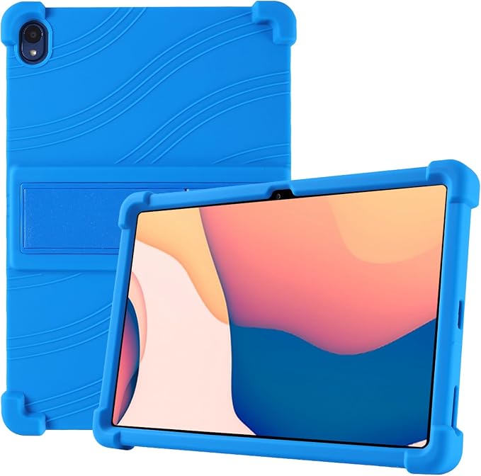 Case for Walmart ONN 10.1 Tablet Cover Gen 4 2024 Tablet(Model:100135925)Kids Friendly Soft Silicone Adjustable Stand Cover for Onn 10.1 inch Tablet Case 2024 Model Tablet (Blue)