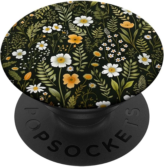 Mixed Flower Bouquet Floral Pattern Wildflowers PopSockets Adhesive PopGrip