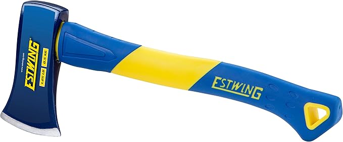 Estwing Axe, 14 Inch Handle, 1.25 lb Head with Fiberglass Handle, Model #62440