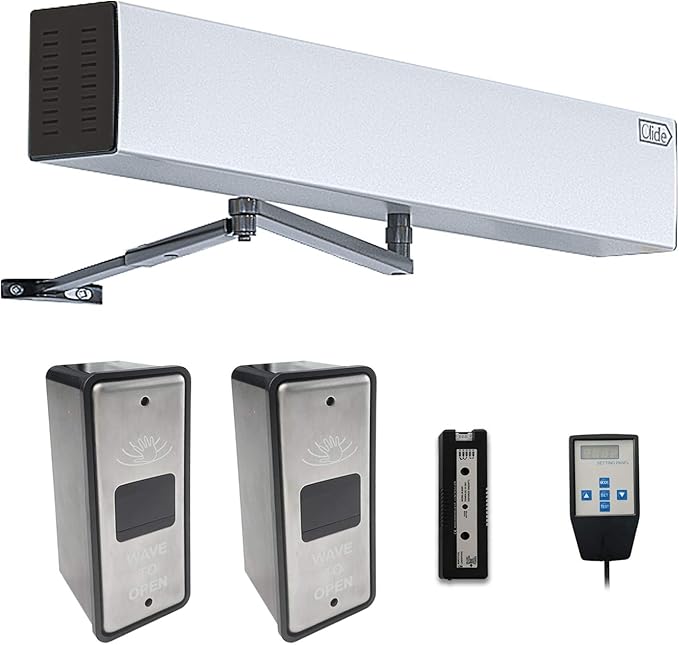 Olideauto Olide-120B Automatic Door Opener Touchless Open,Pair with 2PCS Wireless Slim Touchless Activation Switches Olide-508