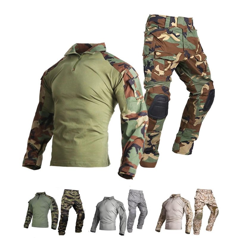 Elite Tribe Combat E3 Uniform Airsoft Tactical bdu Outfit Military Suit