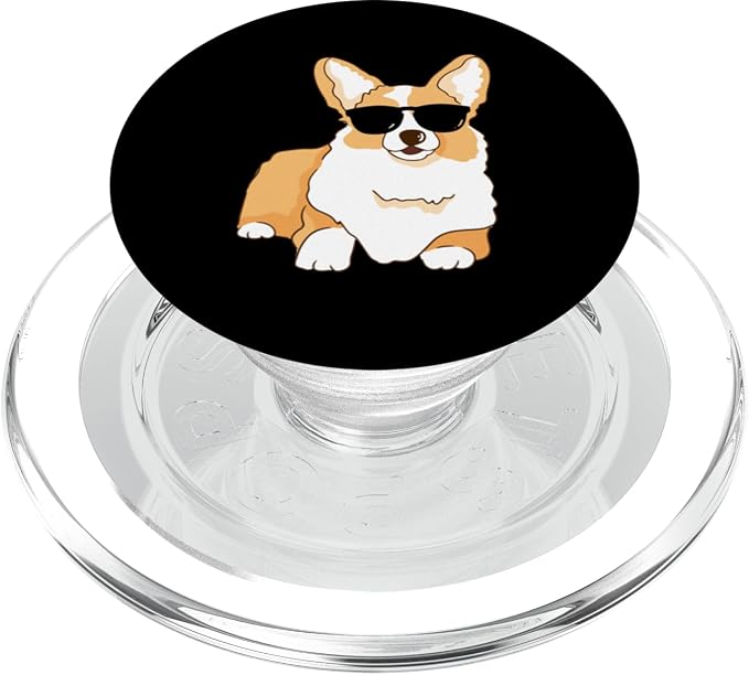Corgi Funny Pet Corgi Dog Lover PopSockets PopGrip for MagSafe