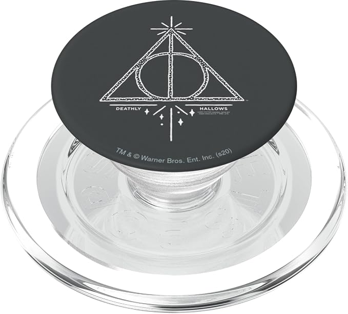 Harry Potter Deathly Hallows Line Art PopSockets Adhesive PopGrip