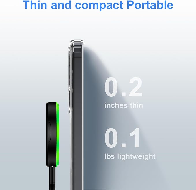 25W Magnetic Wireless Charger for Samsung Fast Charging Pad for Galaxy S26 | Wireless Charger Android with 30W USB C Power Adapter for S25 Plus/S24 FE/S23/S22/S21/Z Flip 7 Magsafe Charger for iPhone